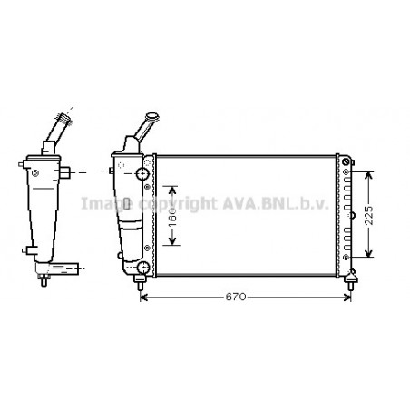 Radiateur AVA QUALITY COOLING