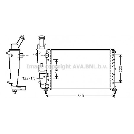 Radiateur AVA QUALITY COOLING
