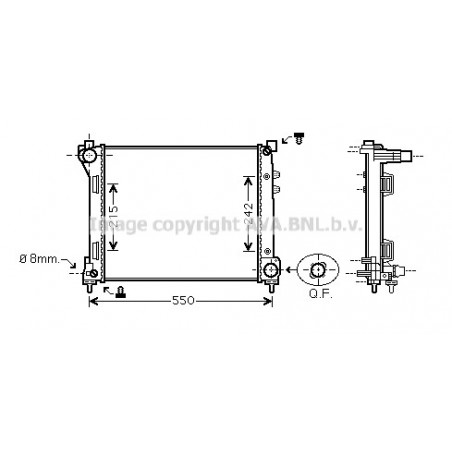 Radiateur AVA QUALITY COOLING