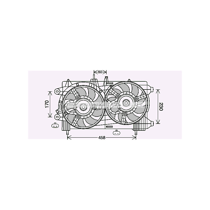 Ventilateur (refroidissement moteur) AVA QUALITY COOLING