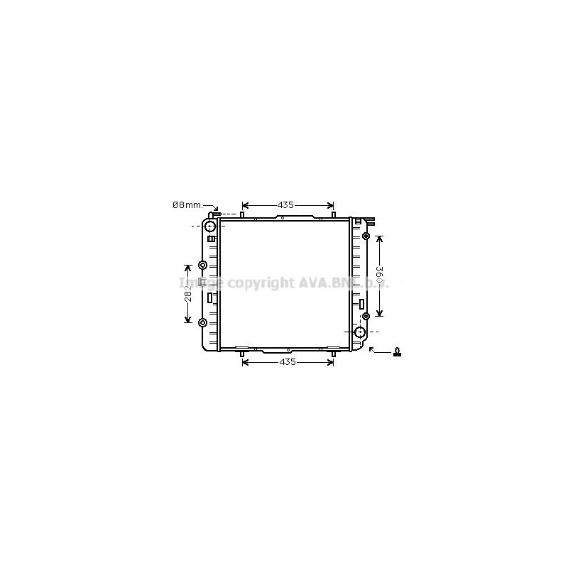 Radiateur AVA QUALITY COOLING