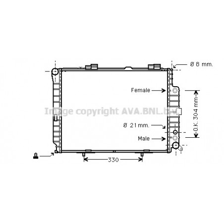 Radiateur AVA QUALITY COOLING