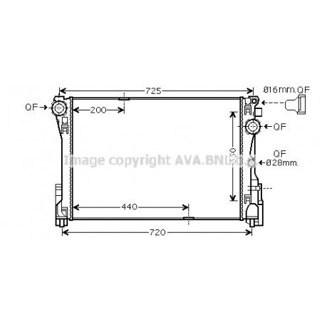 Radiateur AVA QUALITY COOLING