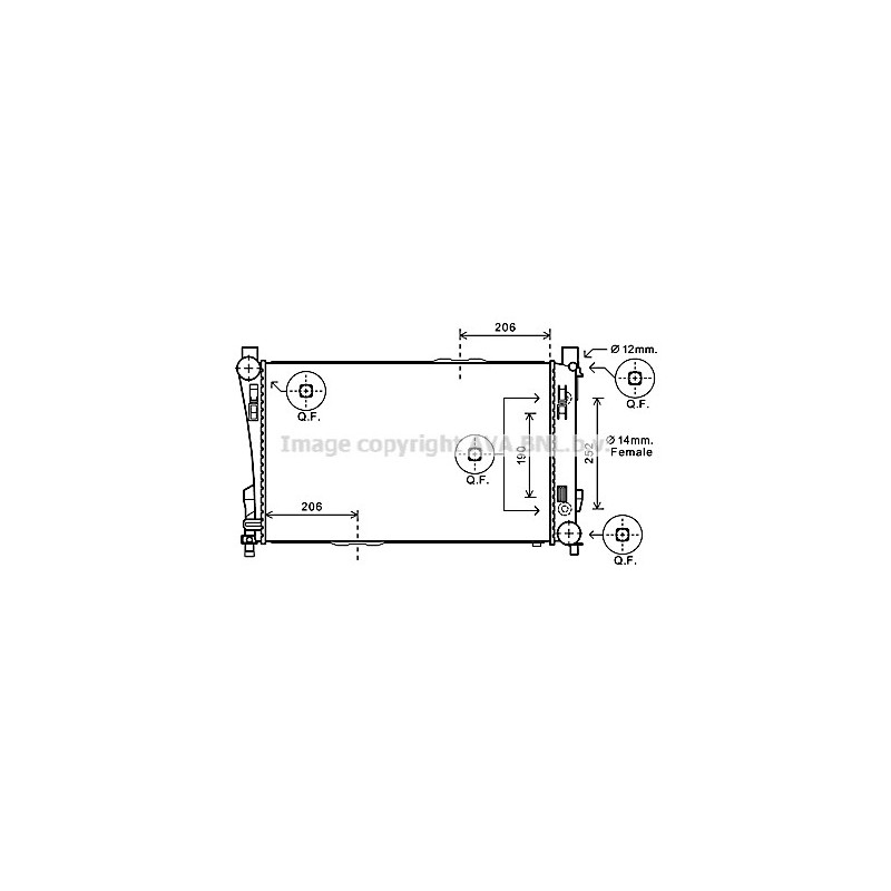 Radiateur AVA QUALITY COOLING