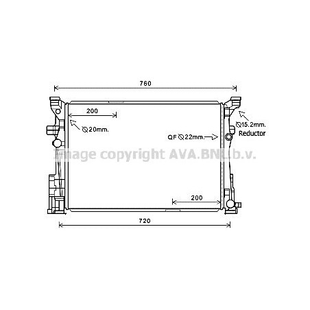 Radiateur AVA QUALITY COOLING