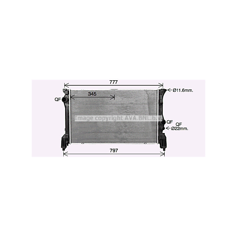 Radiateur AVA QUALITY COOLING