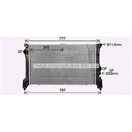 Radiateur AVA QUALITY COOLING