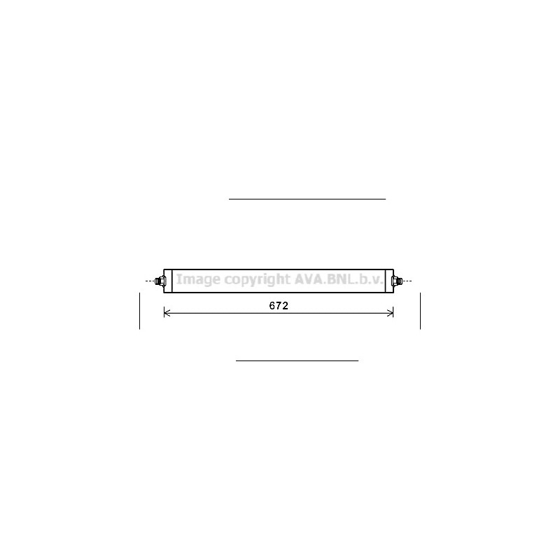 Radiateur d'huile de boite de vitesse automatique AVA QUALITY COOLING