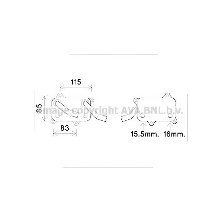 Radiateur d'huile AVA...