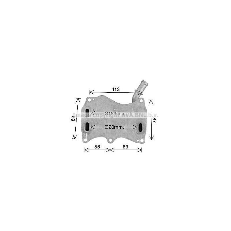 Radiateur d'huile AVA QUALITY COOLING