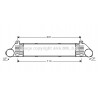 Intercooler (échangeur d'air) AVA QUALITY COOLING