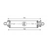 Intercooler (échangeur d'air) AVA QUALITY COOLING