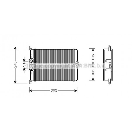 Radiateur de chauffage AVA...