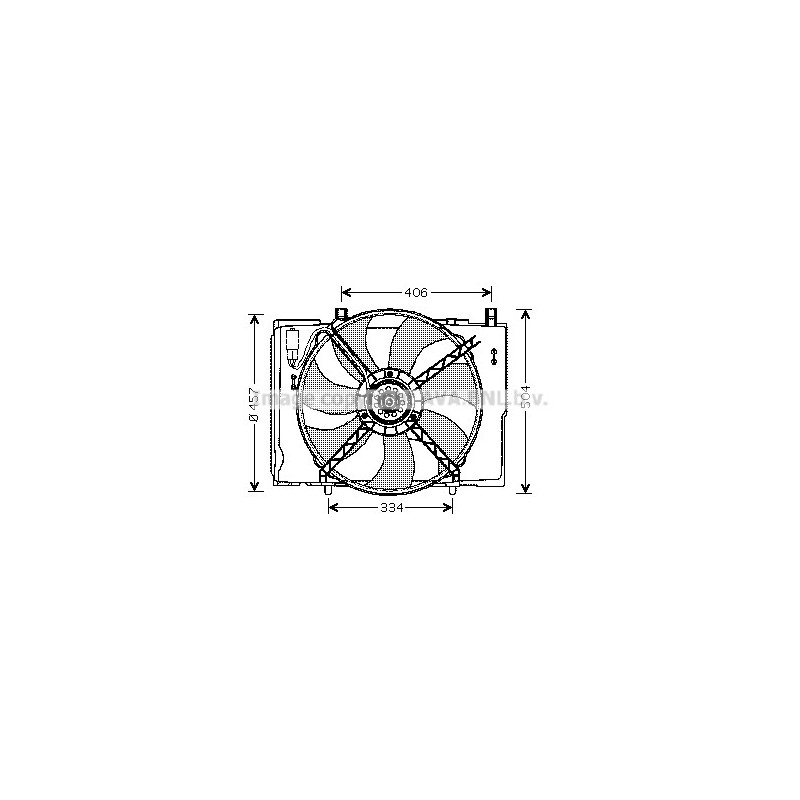 Ventilateur (refroidissement moteur) AVA QUALITY COOLING