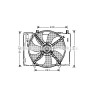 Ventilateur (refroidissement moteur) AVA QUALITY COOLING