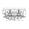 Ventilateur (refroidissement moteur) AVA QUALITY COOLING