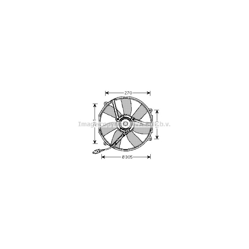 Ventilateur (refroidissement moteur) AVA QUALITY COOLING