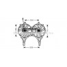 Ventilateur (refroidissement moteur) AVA QUALITY COOLING