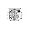 Ventilateur (refroidissement moteur) AVA QUALITY COOLING