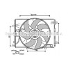Ventilateur (refroidissement moteur) AVA QUALITY COOLING
