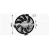 Ventilateur (refroidissement moteur) AVA QUALITY COOLING