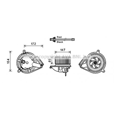 Moteur électrique (pulseur...