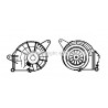 Moteur électrique (pulseur d'air habitacle) AVA QUALITY COOLING