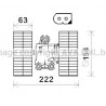 Moteur électrique (pulseur d'air habitacle) AVA QUALITY COOLING