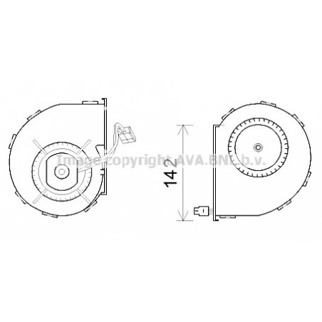 Moteur électrique (pulseur...