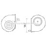 Moteur électrique (pulseur d'air habitacle) AVA QUALITY COOLING