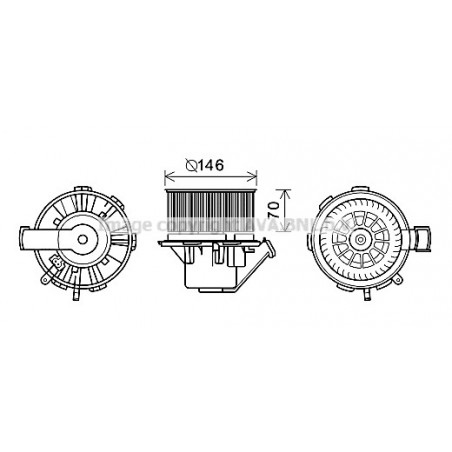 Moteur électrique (pulseur...