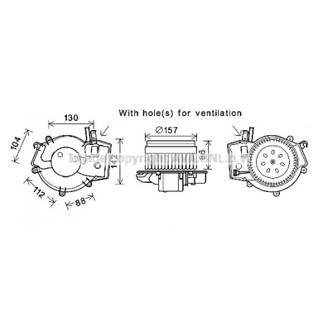 Moteur électrique (pulseur...