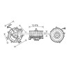 Moteur électrique (pulseur d'air habitacle) AVA QUALITY COOLING