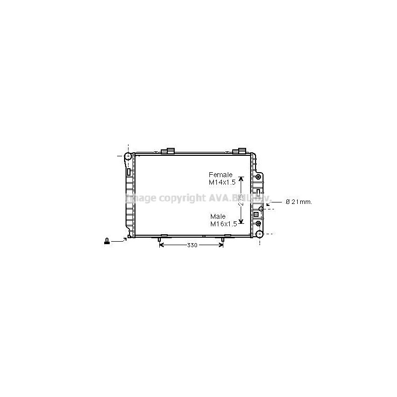 Radiateur AVA QUALITY COOLING