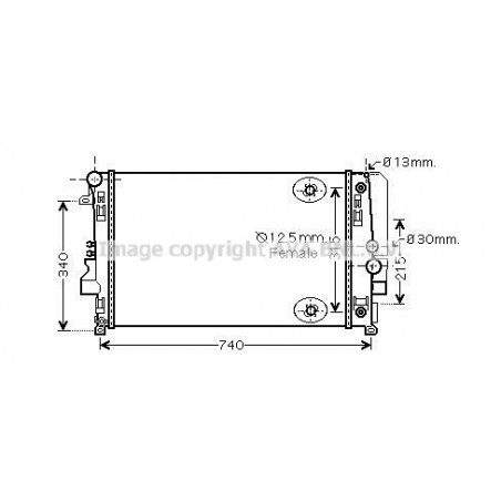Radiateur AVA QUALITY COOLING
