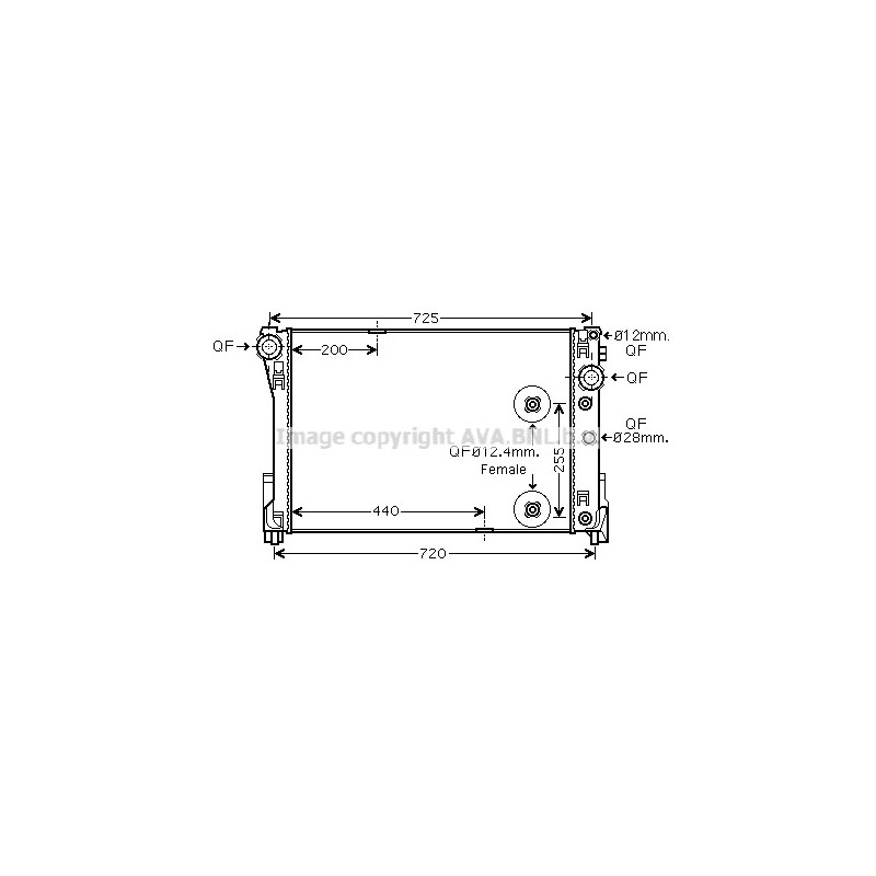 Radiateur AVA QUALITY COOLING