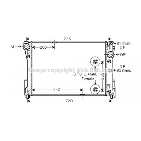 Radiateur AVA QUALITY COOLING