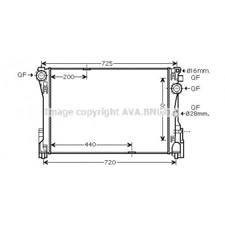Radiateur AVA QUALITY COOLING