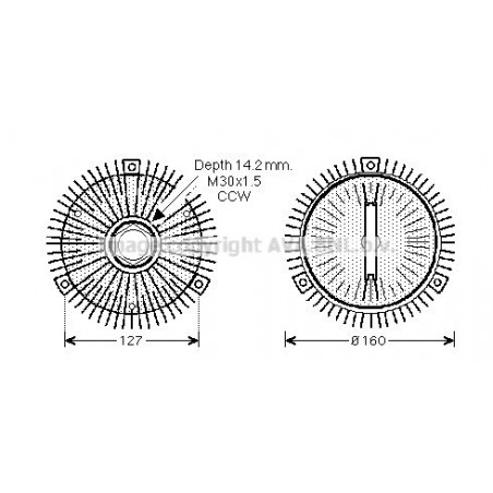 Visco-coupleur AVA QUALITY...