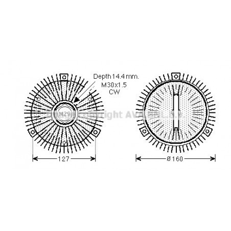 Visco-coupleur AVA QUALITY...