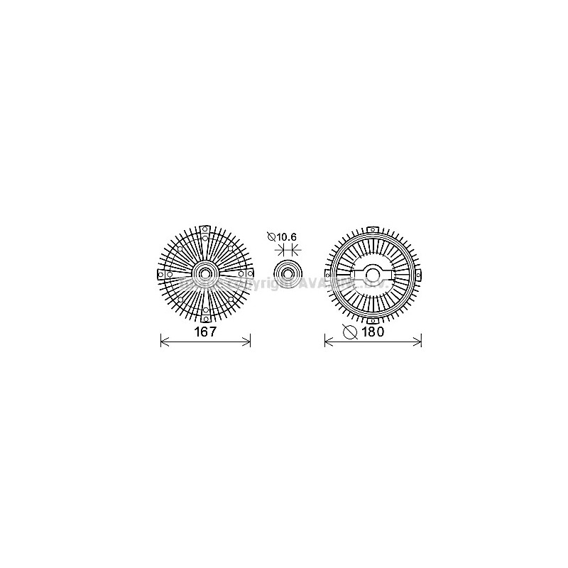 Visco-coupleur AVA QUALITY COOLING