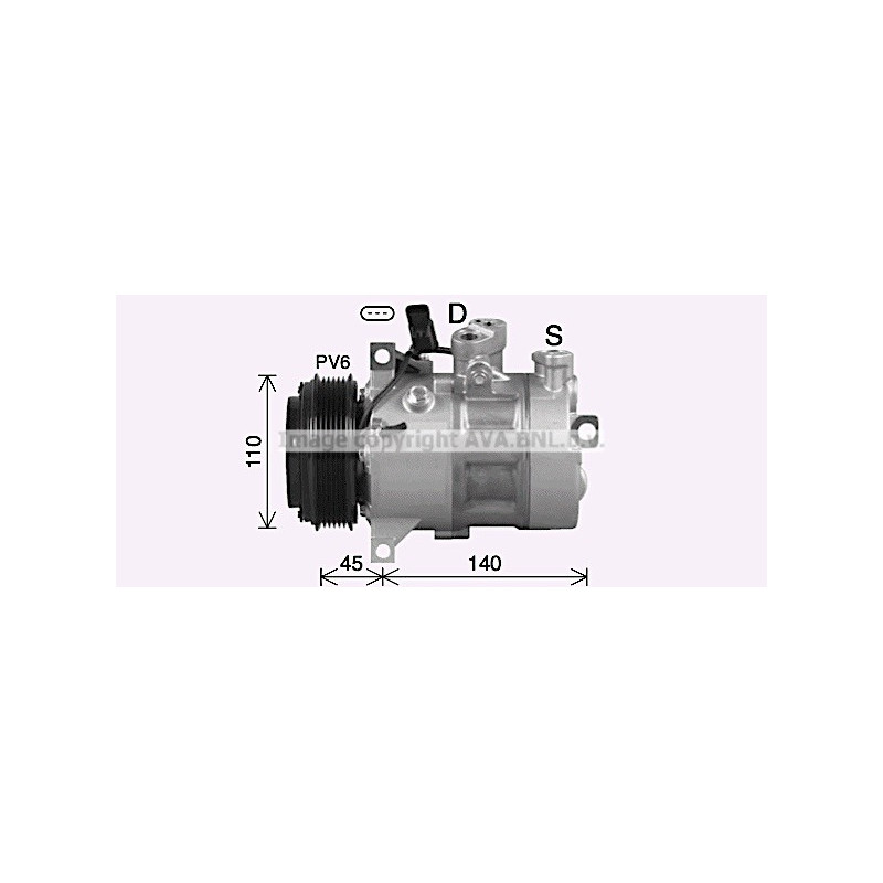 Compresseur de climatisation AVA QUALITY COOLING
