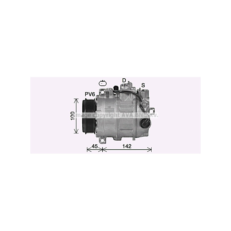 Compresseur de climatisation AVA QUALITY COOLING