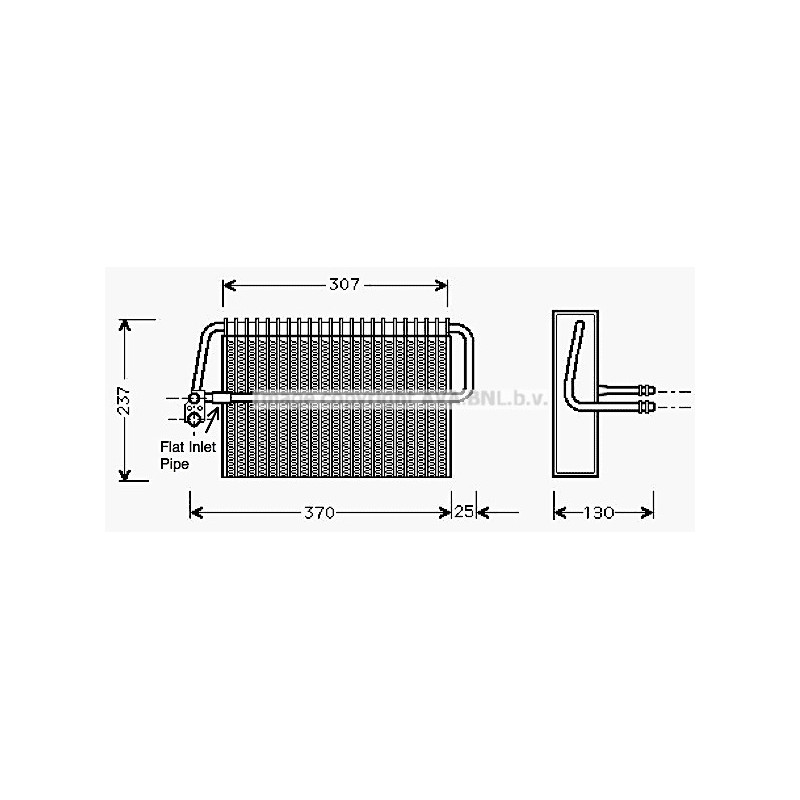 Evaporateur de climatisation AVA QUALITY COOLING