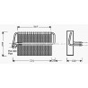 Evaporateur de climatisation AVA QUALITY COOLING