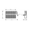 Evaporateur de climatisation AVA QUALITY COOLING