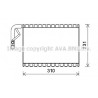 Evaporateur de climatisation AVA QUALITY COOLING