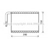 Evaporateur de climatisation AVA QUALITY COOLING