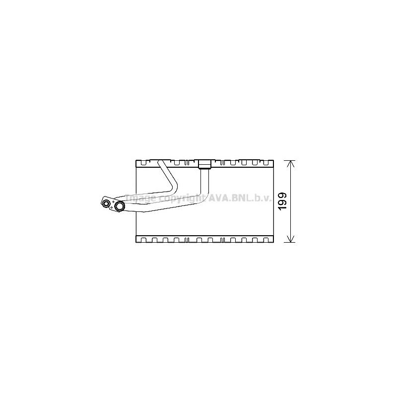 Evaporateur de climatisation AVA QUALITY COOLING