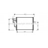 Condenseur de climatisation AVA QUALITY COOLING
